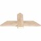 Ekena Millwork Eugene Smooth Timber Gable Bracket, Douglas Fir, 36"W x 16"H x 1 1/2"D x 5 1/2"F, 11/12 Pitch GBW036X16X0206EUG00SDF - alternate 5